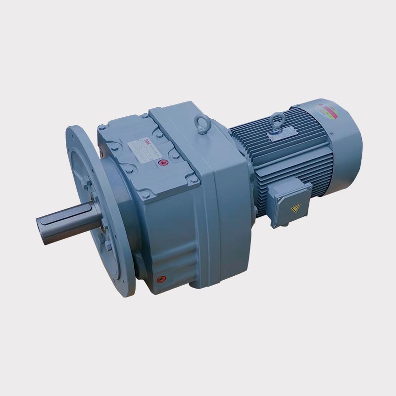 D Series Solid Shaft Helical Standard AC Gear Motor with Brake