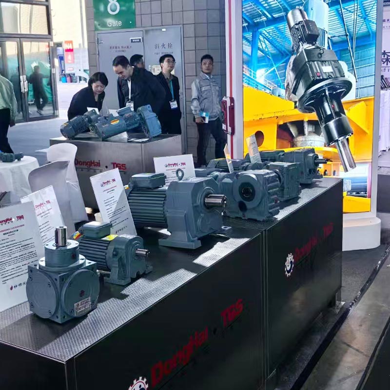 DM Series Heavy Load Solid Shaft Helical Variable Speed Gear Motor With Brake